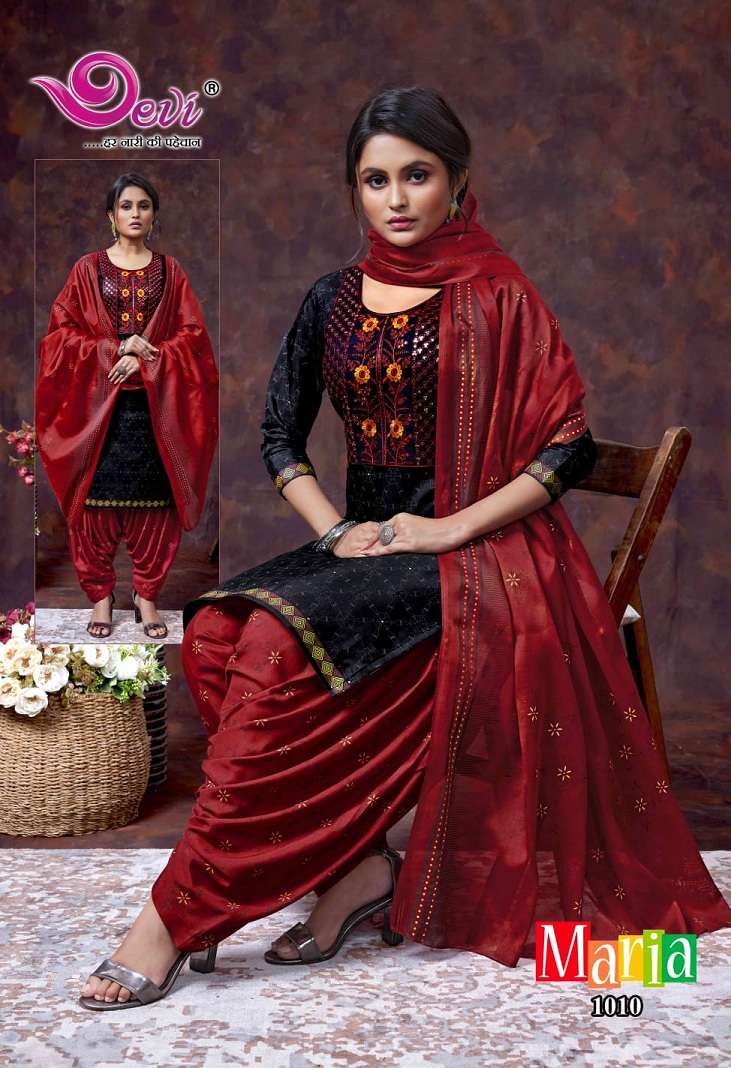 Devi Maria Neck Work – Readymade With Inner - Whholetex catalog