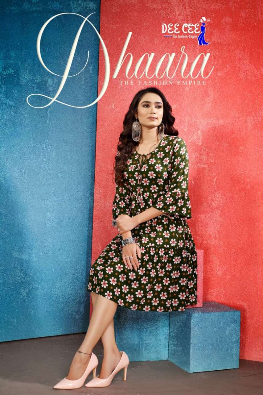 Dhaara deecee Rayon Kurti Wholesale catalog