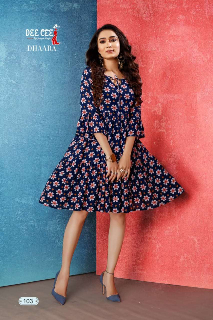 Dhaara deecee Rayon Kurti Wholesale catalog