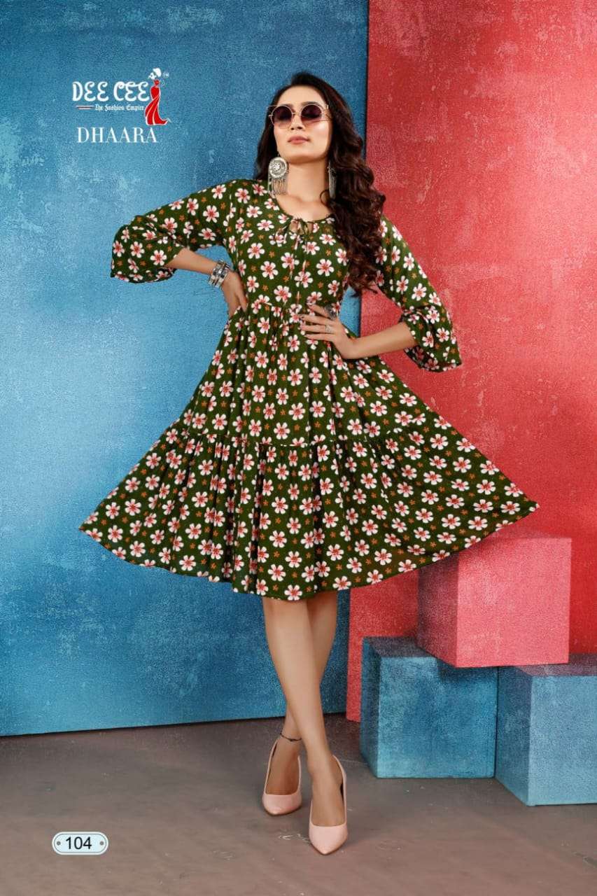 Dhaara deecee Rayon Kurti Wholesale catalog