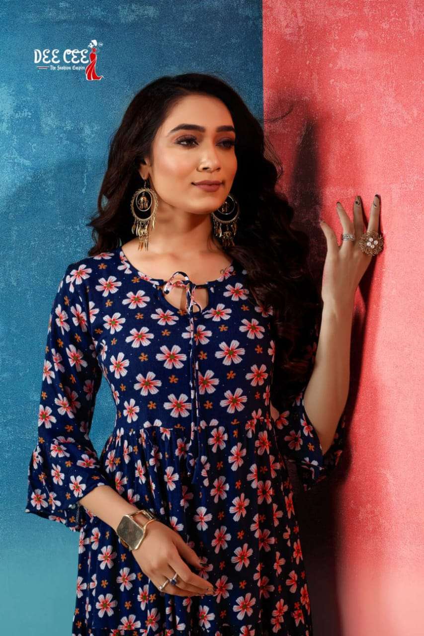 Dhaara deecee Rayon Kurti Wholesale catalog
