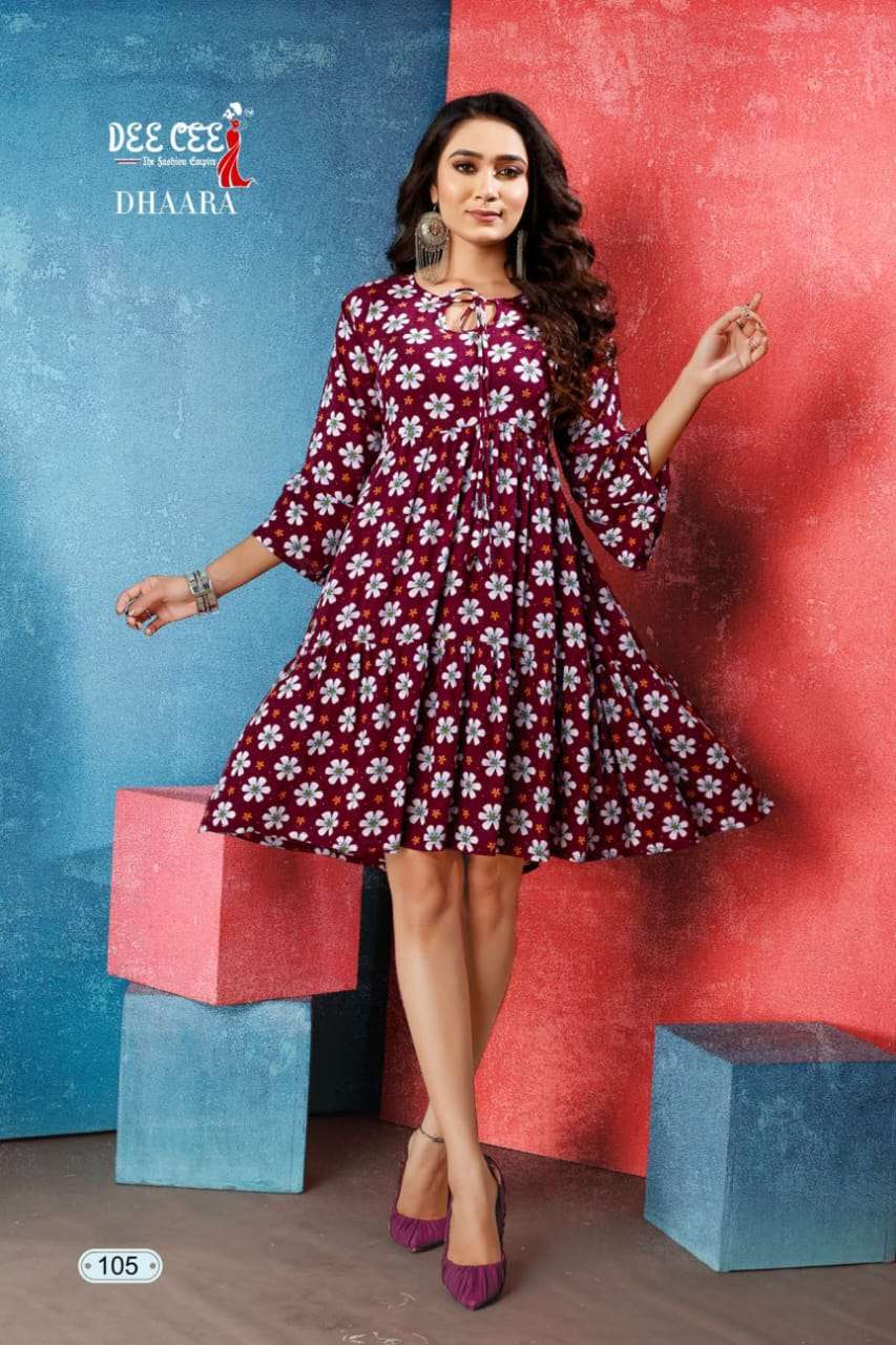 Dhaara deecee Rayon Kurti Wholesale catalog