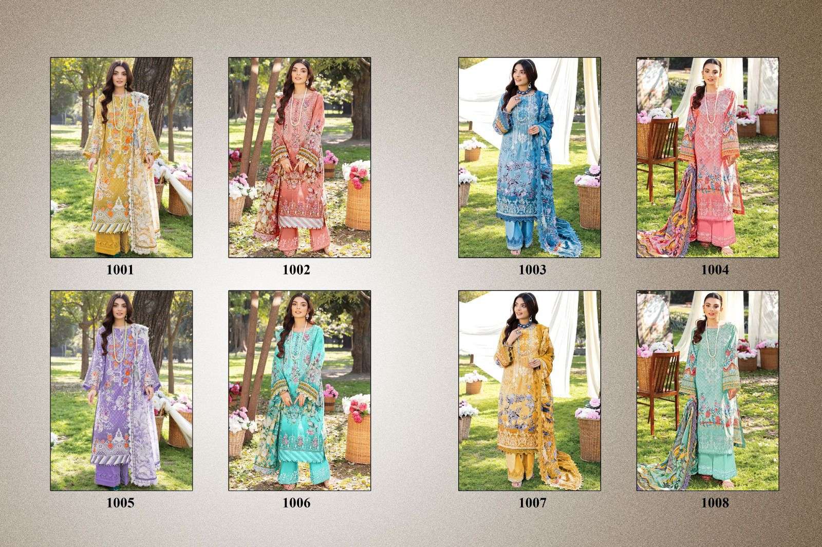 FIRDOUS Luxury lawn Vol -7 Shifon dup Salwar Kameez Wholesale catalog