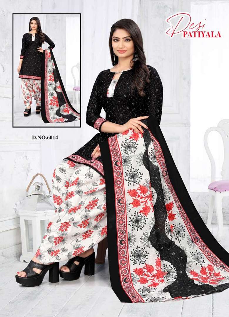Ganesha Desi Patiyala Vol-6 – Readymade With Inner - Wholtex Catalog