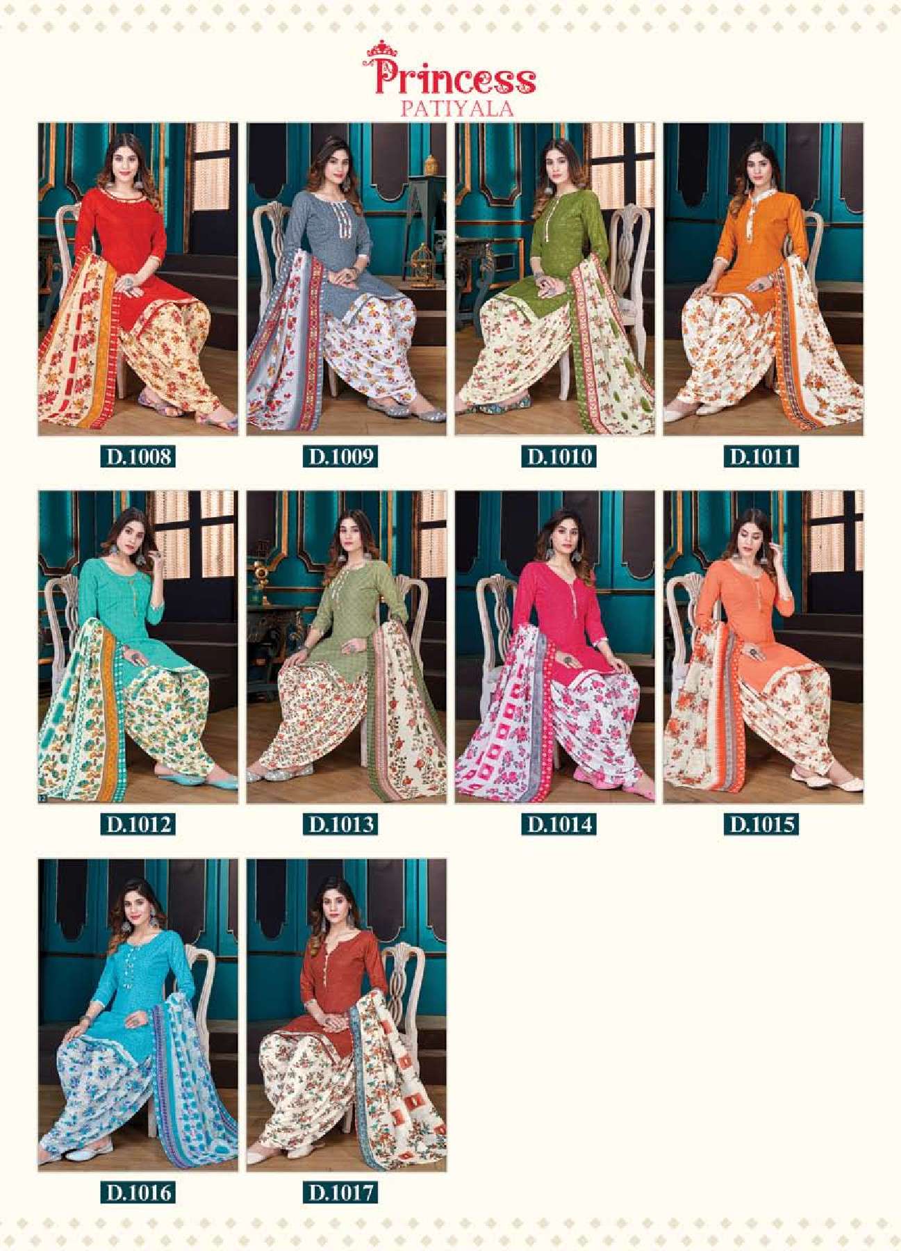 Ganesha Princess Patiyala Vol-1 – Readymade With Inner - Wholesale Catalog