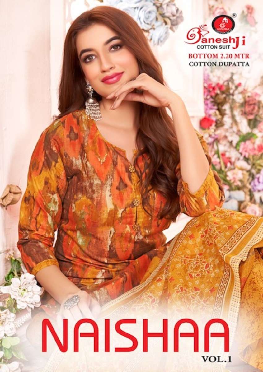 Ganeshji Naishaa Vol-1 - Dress Material - Wholesale Catalog