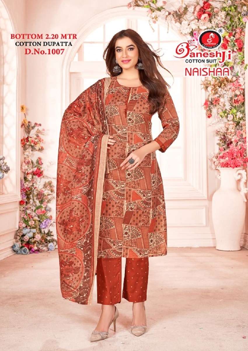 Ganeshji Naishaa Vol-1 - Dress Material - Wholesale Catalog