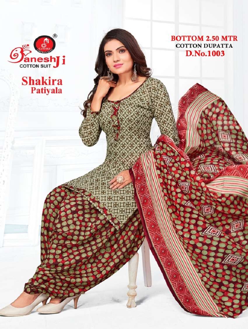 Ganeshji Shakira Vol-1 – Dress Material - Wholesale Catalog