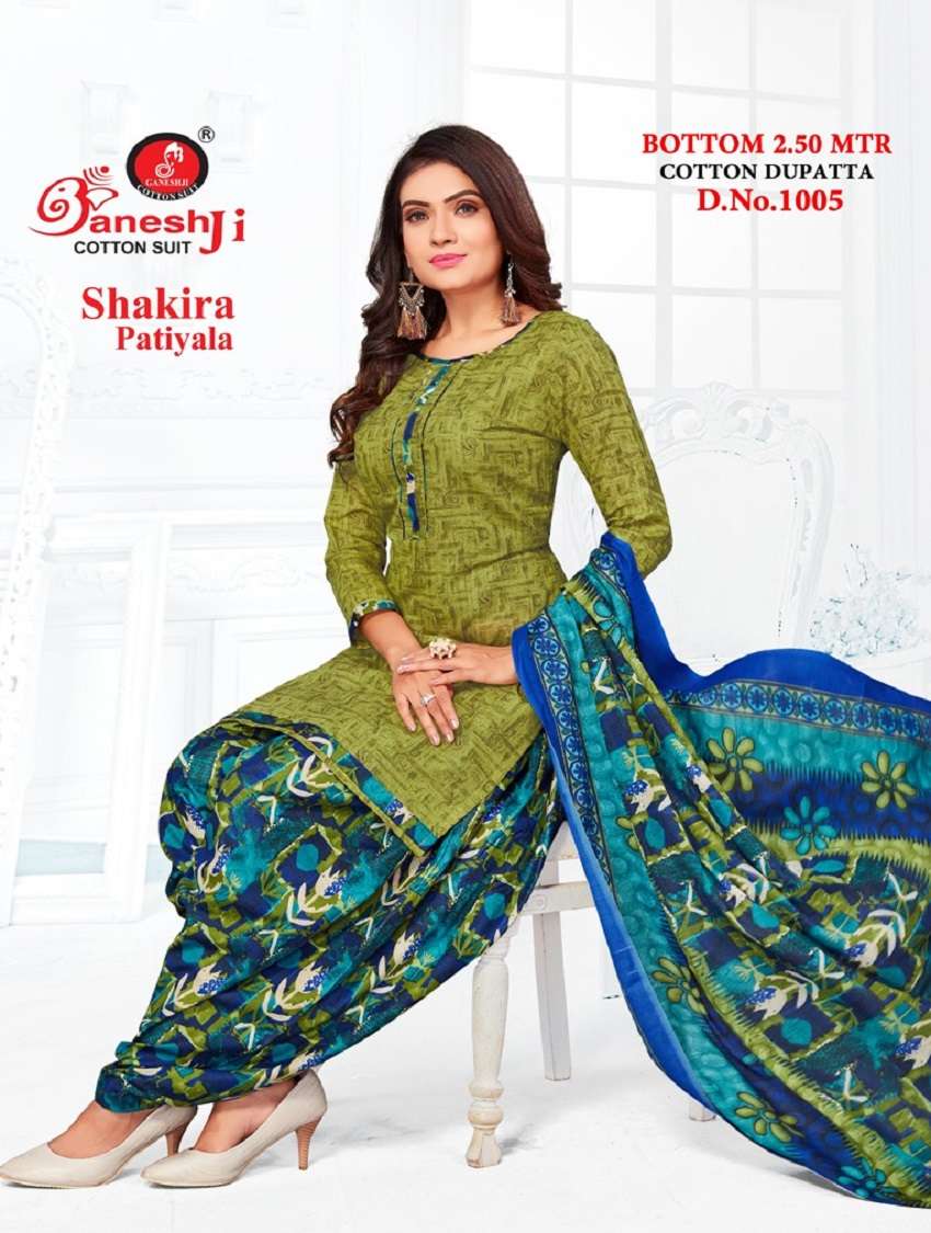 Ganeshji Shakira Vol-1 – Dress Material - Wholesale Catalog