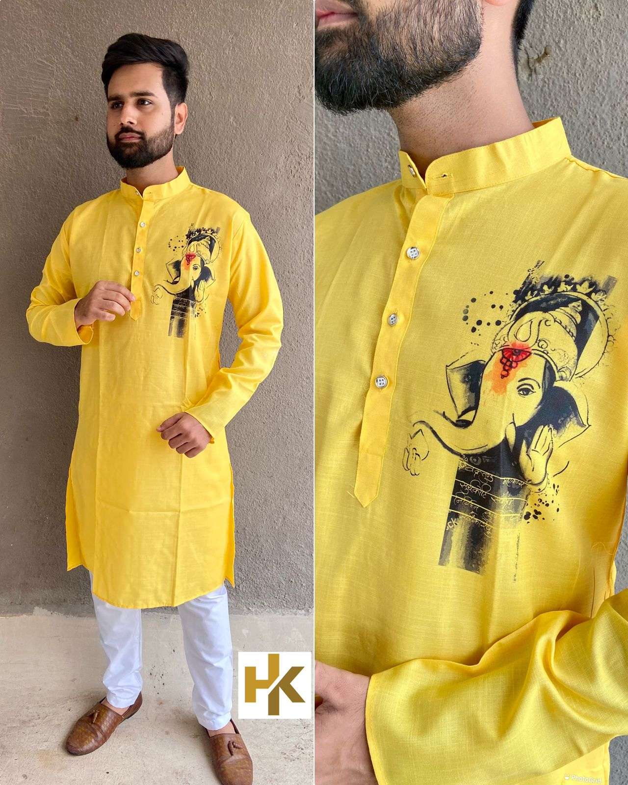 Ganpati Special Cotton Kurta Wholesale catalog