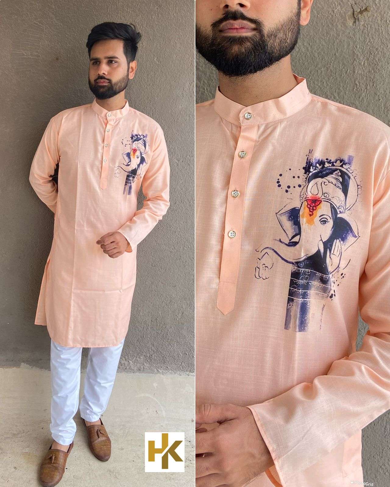 Ganpati Special Cotton Kurta Wholesale catalog