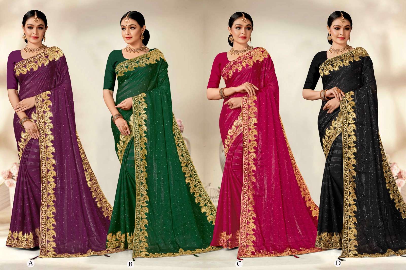 GERMANY  BY RONISHA SAREE  FANCY FABRICS WITH SIROSKI DIAMOND AND EMBROIDERY WORK SUPER HIT COLLECTION 