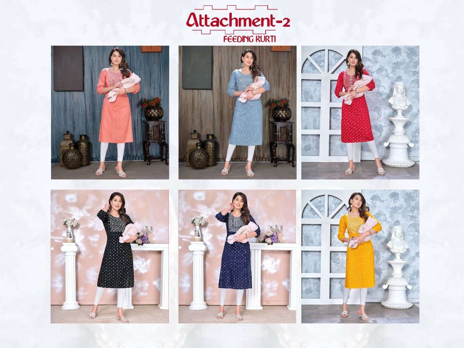GOLDEN ATTACHMENT-2  14 Kg Rayon Print Kurti Wholesale catalog