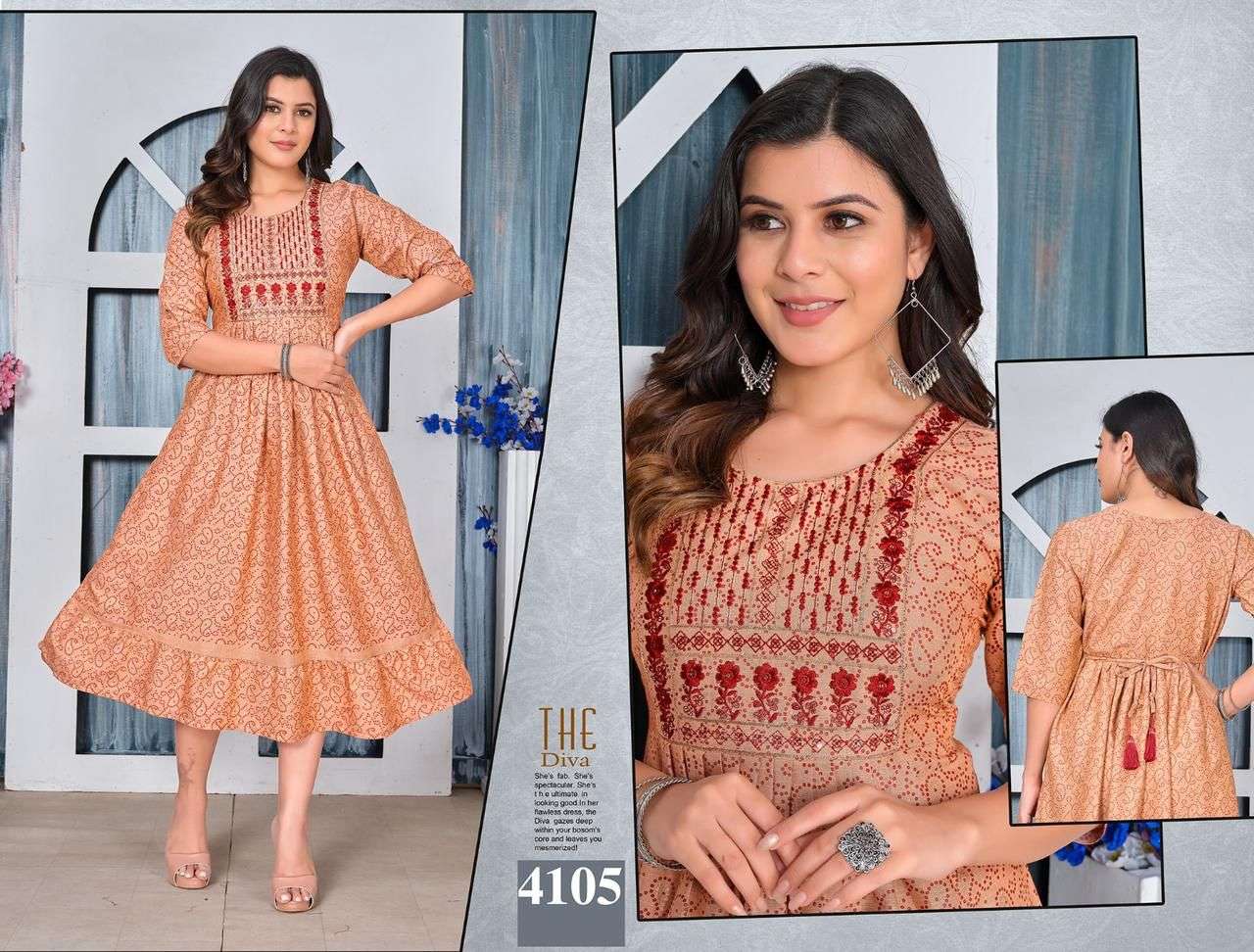 GOLDEN BEAUTIFUL LOOK VOL.1 Rayon Foil  Print Kurti Wholesale catalog