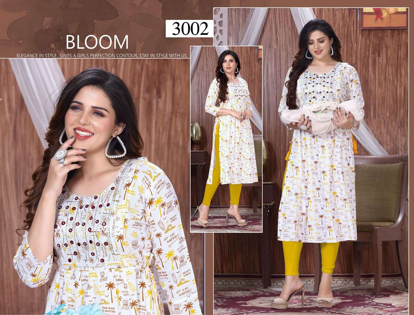 GOLDEN EMOTIONS Rayon Feeding Kurti Wholesale Catalog