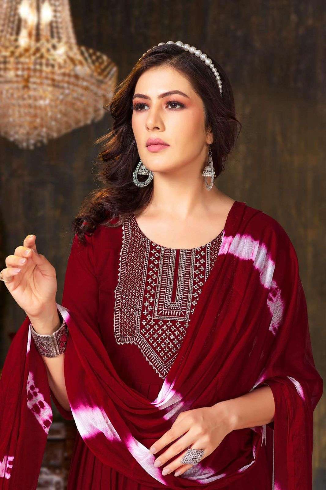 Golden Helen Kurti With Pant Wholesale catalog