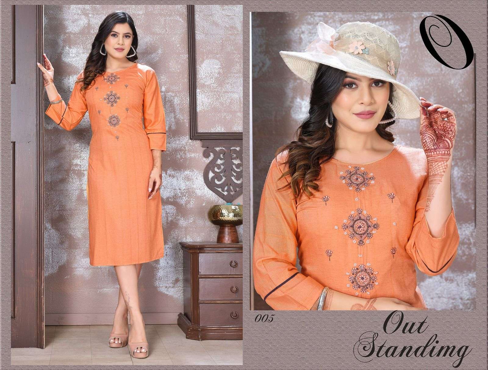 GOLDEN MADAM Straight Kurti Wholesale catalog