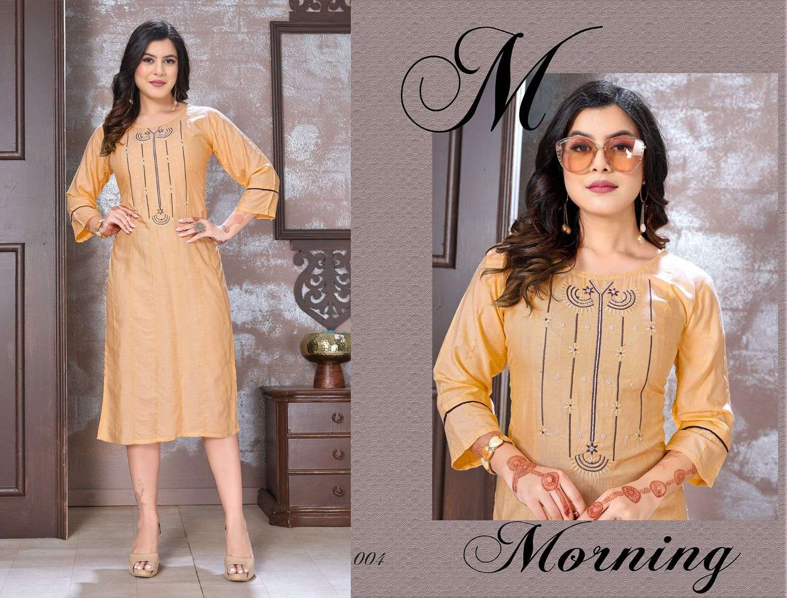 GOLDEN MADAM Straight Kurti Wholesale catalog