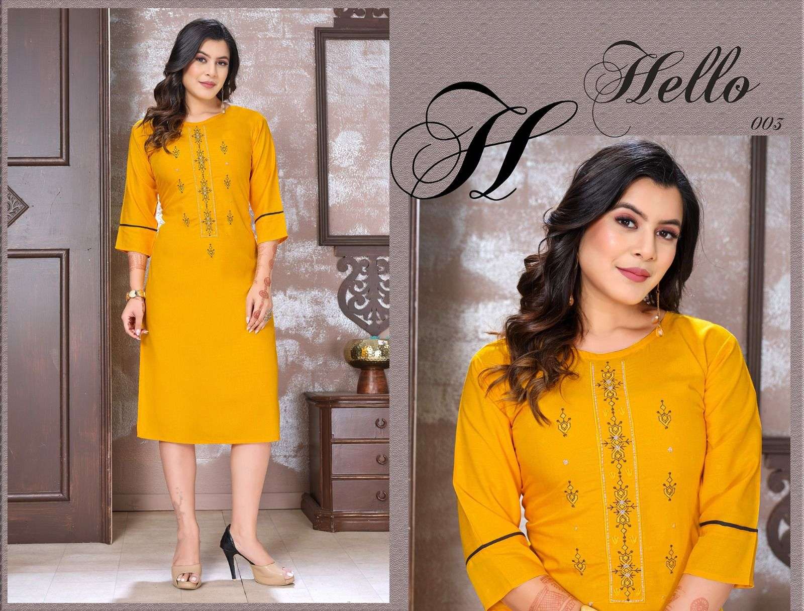 GOLDEN MADAM Straight Kurti Wholesale catalog