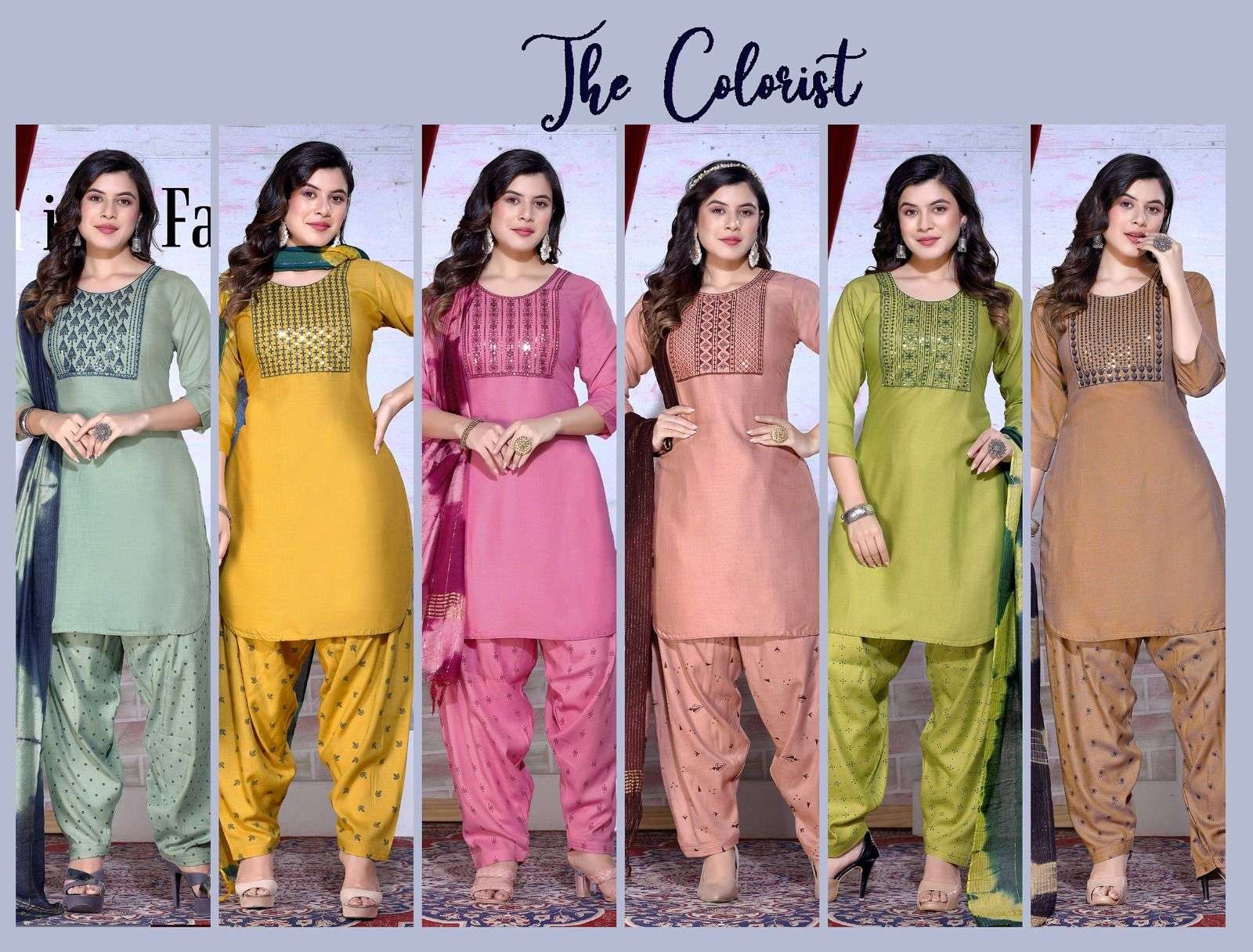 ❣️Rayon Apple cut Kurti with embroidery work ❣️Full plain Rayon patiala  ❣️Chiffon Dupatta with Embroidery work 👗Kurti length 38 💕Dupatta… |  Instagram