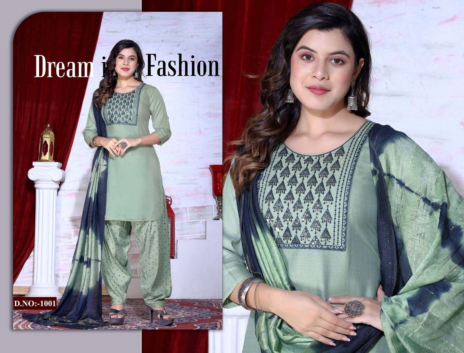 GOLDEN THE COLORIST Apple Cut Top with Patiala Kurti Wholesale catalog