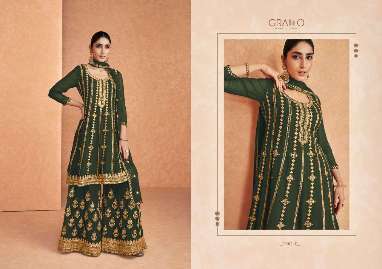 GRAMO Colour full vol 1 Salwar Kameez Wholesale catalog 