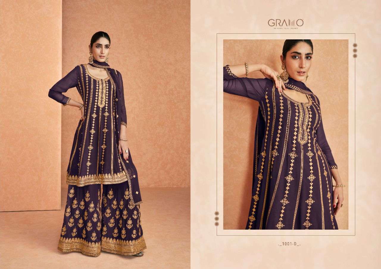 GRAMO Colour full vol 1 Salwar Kameez Wholesale catalog 