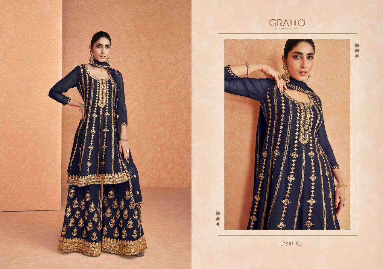 GRAMO Colour full vol 1 Salwar Kameez Wholesale catalog 