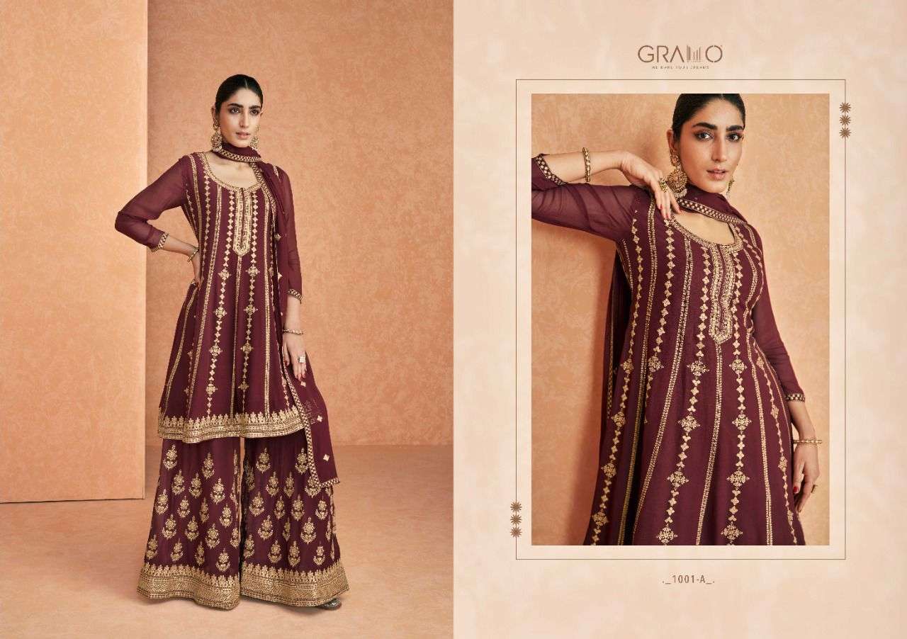 GRAMO Colour full vol 1 Salwar Kameez Wholesale catalog 