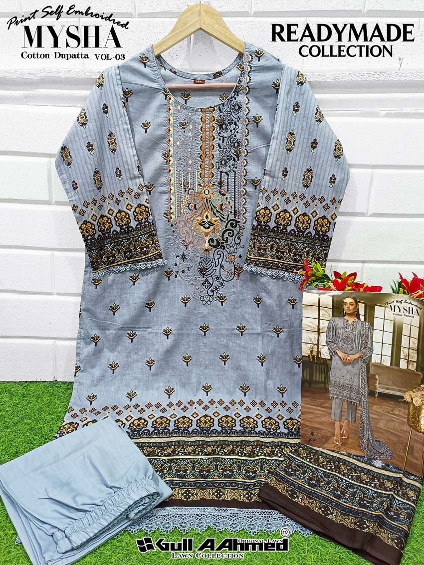Gull A Ahmed Mysha Vol -3 – Kurti Pant WIth Dupatta - Wholesale Catalog