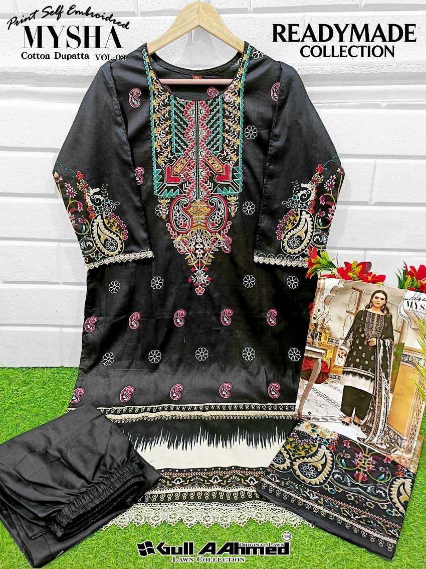 Gull A Ahmed Mysha Vol -3 – Kurti Pant WIth Dupatta - Wholesale Catalog