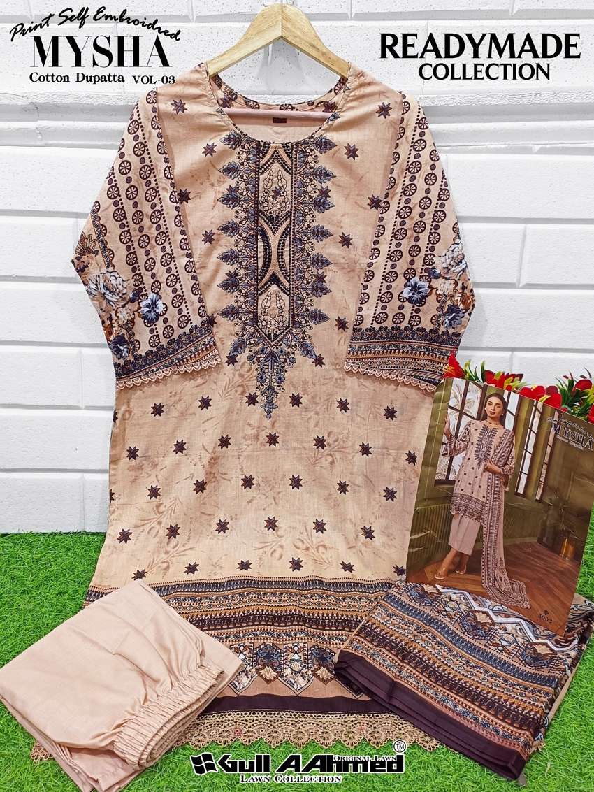 Gull A Ahmed Mysha Vol -3 – Kurti Pant WIth Dupatta - Wholesale Catalog