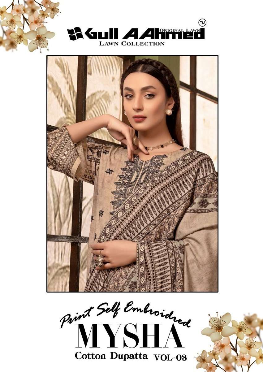 Gull A Ahmed Mysha Vol -3 – Kurti Pant WIth Dupatta - Wholesale Catalog