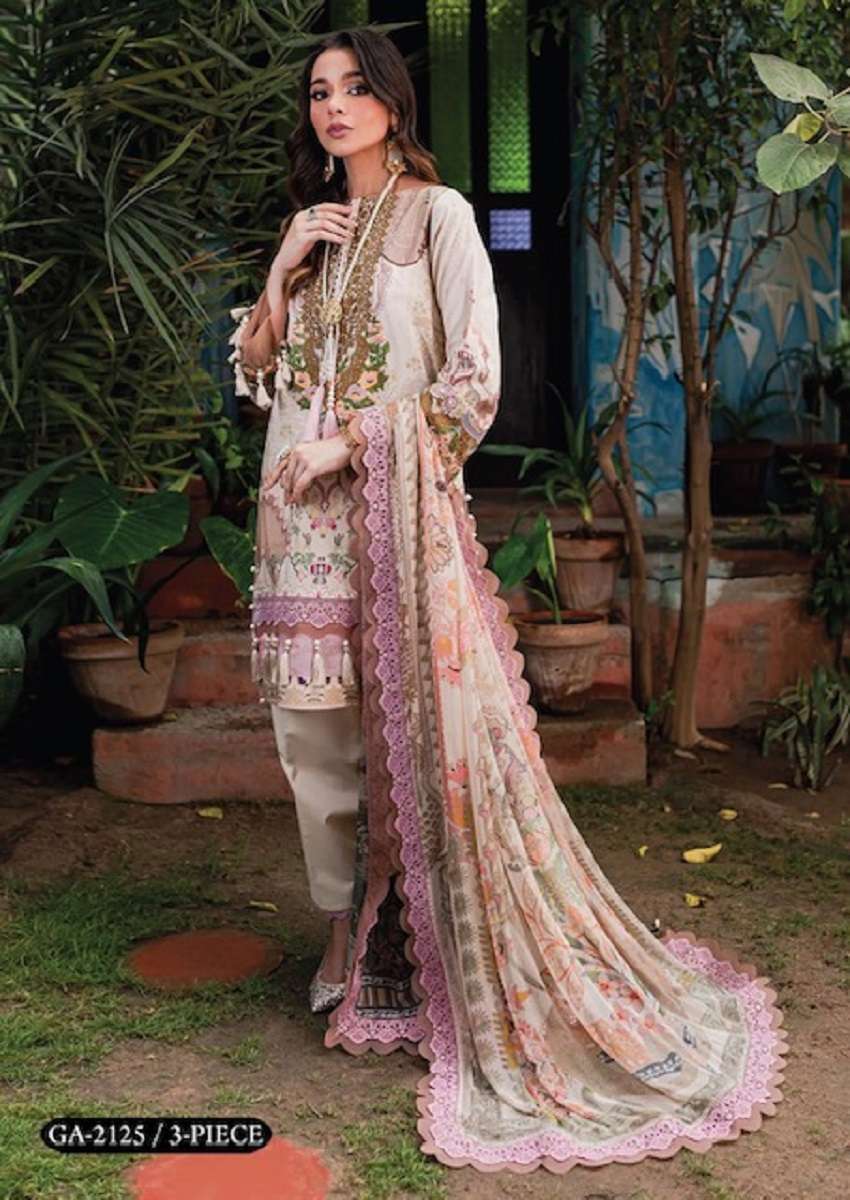 Gull AAhmed Noorain Linen Cotton Digital Print – Dress Material - Wholesale Catalog