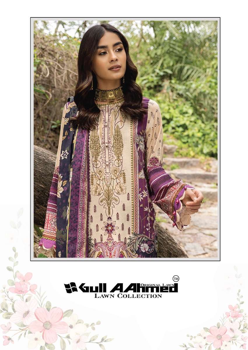 Gull AAhmed Noorain Linen Cotton Digital Print – Dress Material - Wholesale Catalog