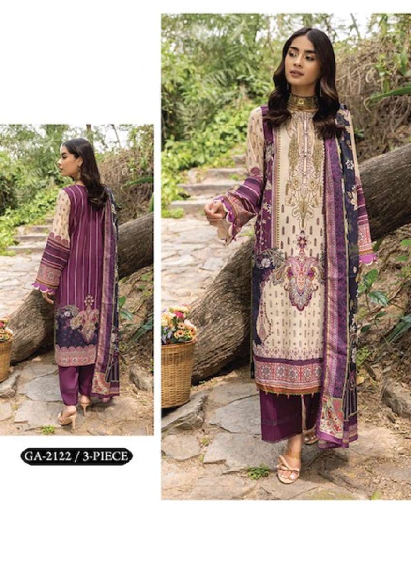 Gull AAhmed Noorain Linen Cotton Digital Print – Dress Material - Wholesale Catalog