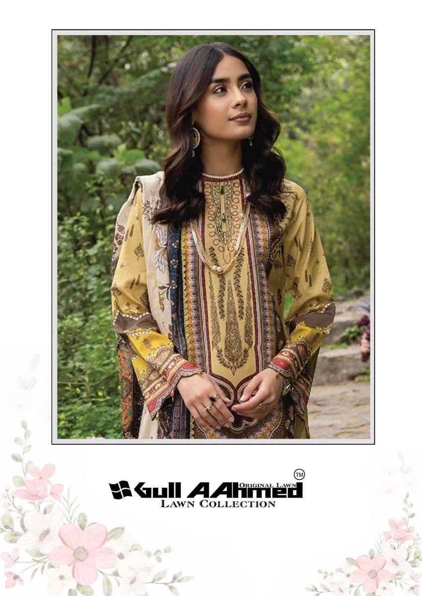 Gull AAhmed Noorain Linen Cotton Digital Print – Dress Material - Wholesale Catalog