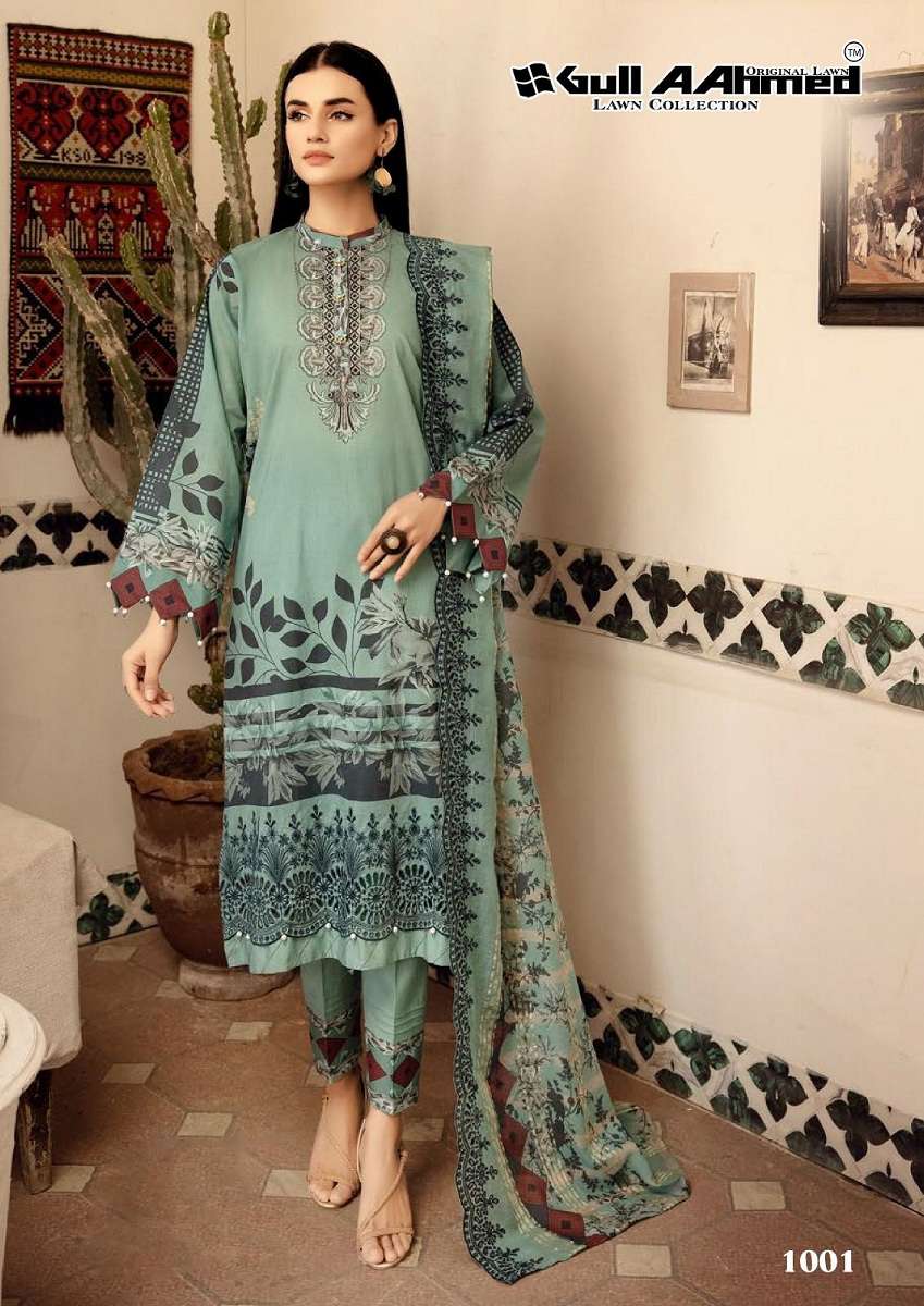 Gull Ahmed Zarqash – Embroidery Lawn Collection - Wholesale Catalog