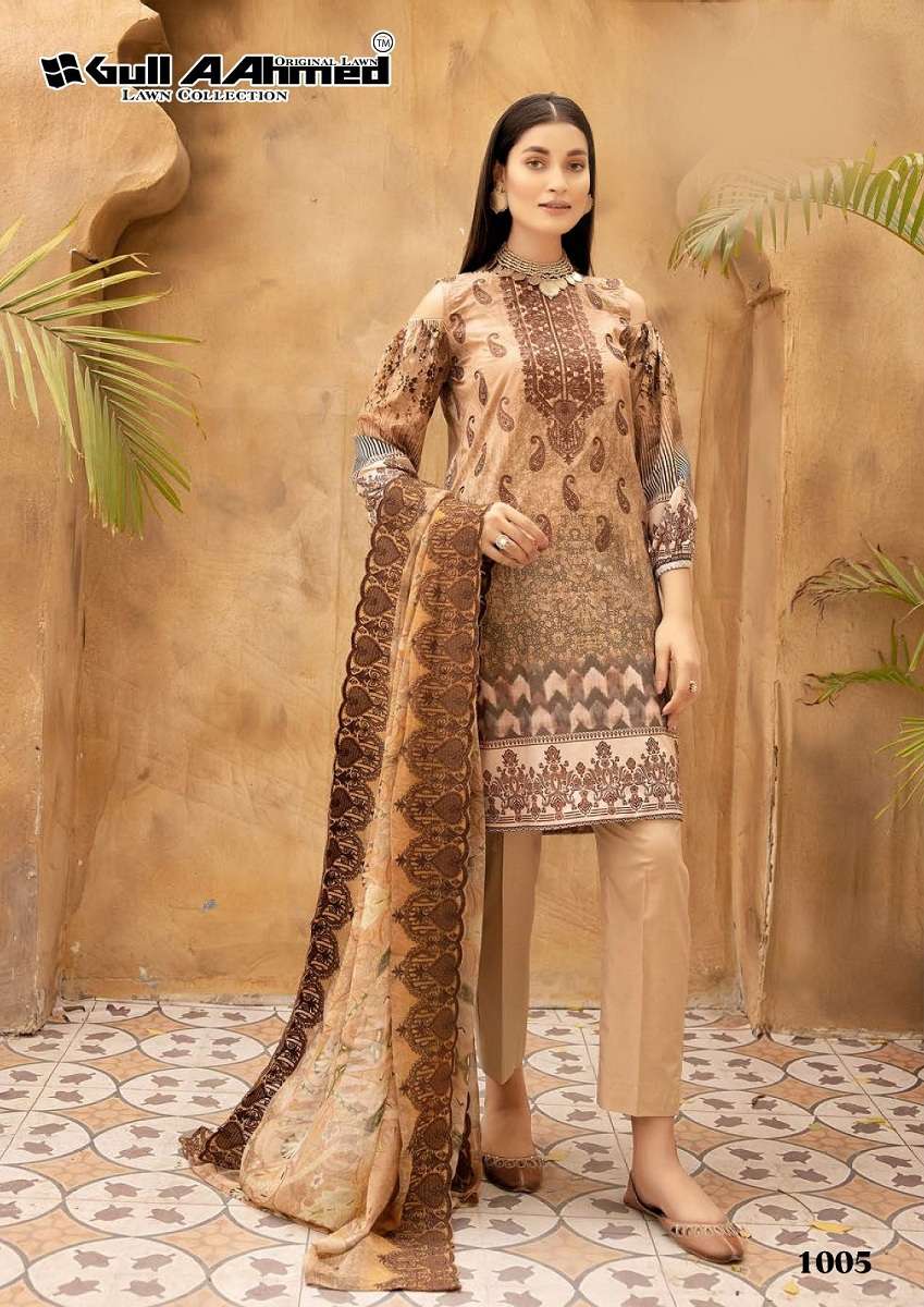 Gull Ahmed Zarqash – Embroidery Lawn Collection - Wholesale Catalog