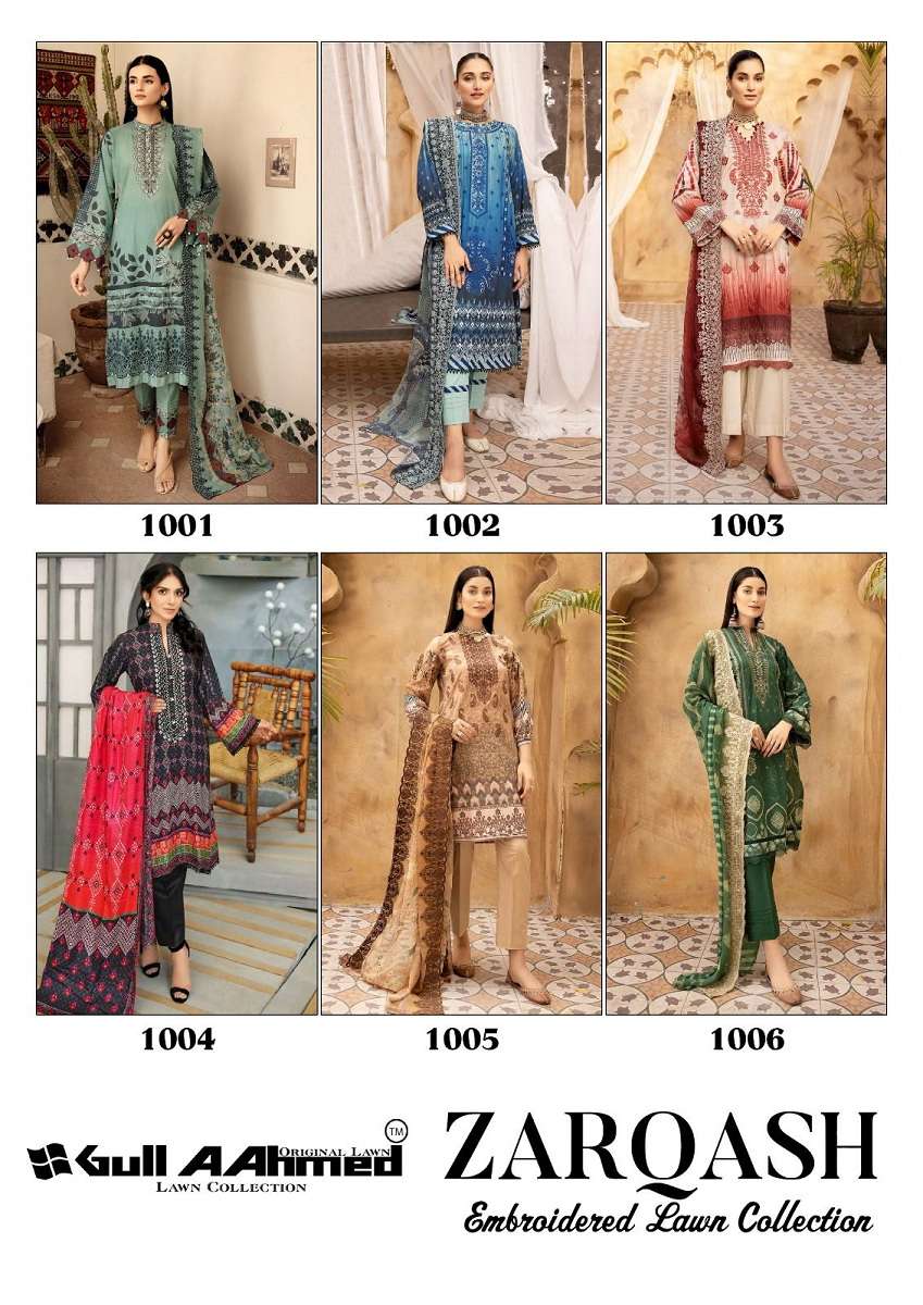 Gull Ahmed Zarqash – Embroidery Lawn Collection - Wholesale Catalog