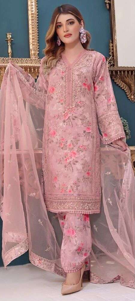 GUZAL-VOL-1 ORANGZA WITH HEAVY EMBROIDERED  REDYMADE Salwar Kameez Wholesale catalog