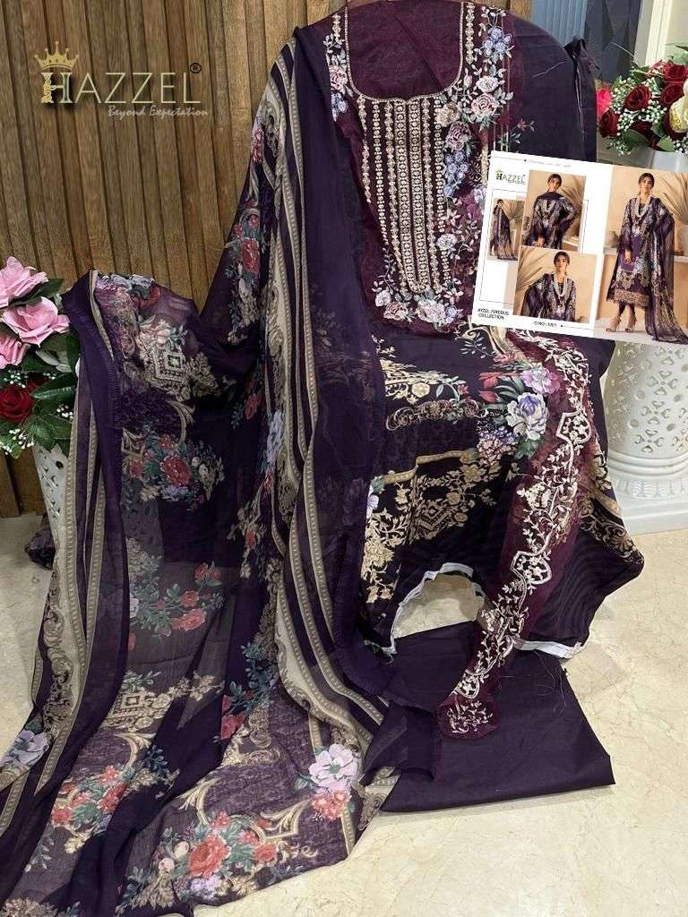 HAZZEL AYZEL FIRDOUS cotton COLLECTION Salwar kameez Wholesale catalog