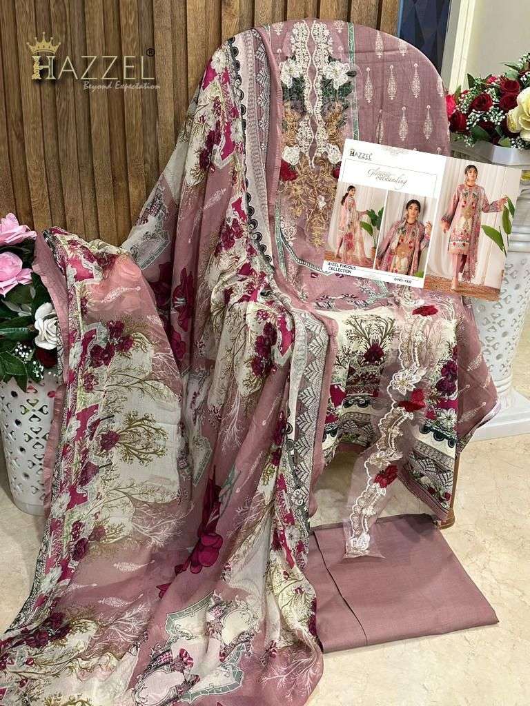 HAZZEL AYZEL FIRDOUS cotton COLLECTION Salwar kameez Wholesale catalog
