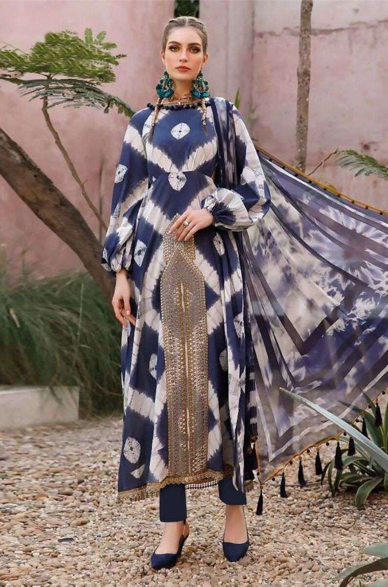 Hazzel Maria B Mprints Summer Spring 23 2 Super Nx Chiffon Dupatta Wholesale catalog