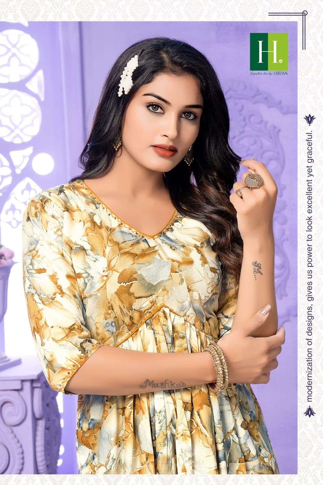 HIRWA ALIA vol - 2 Alia Cut Kurti Wholesale catalog