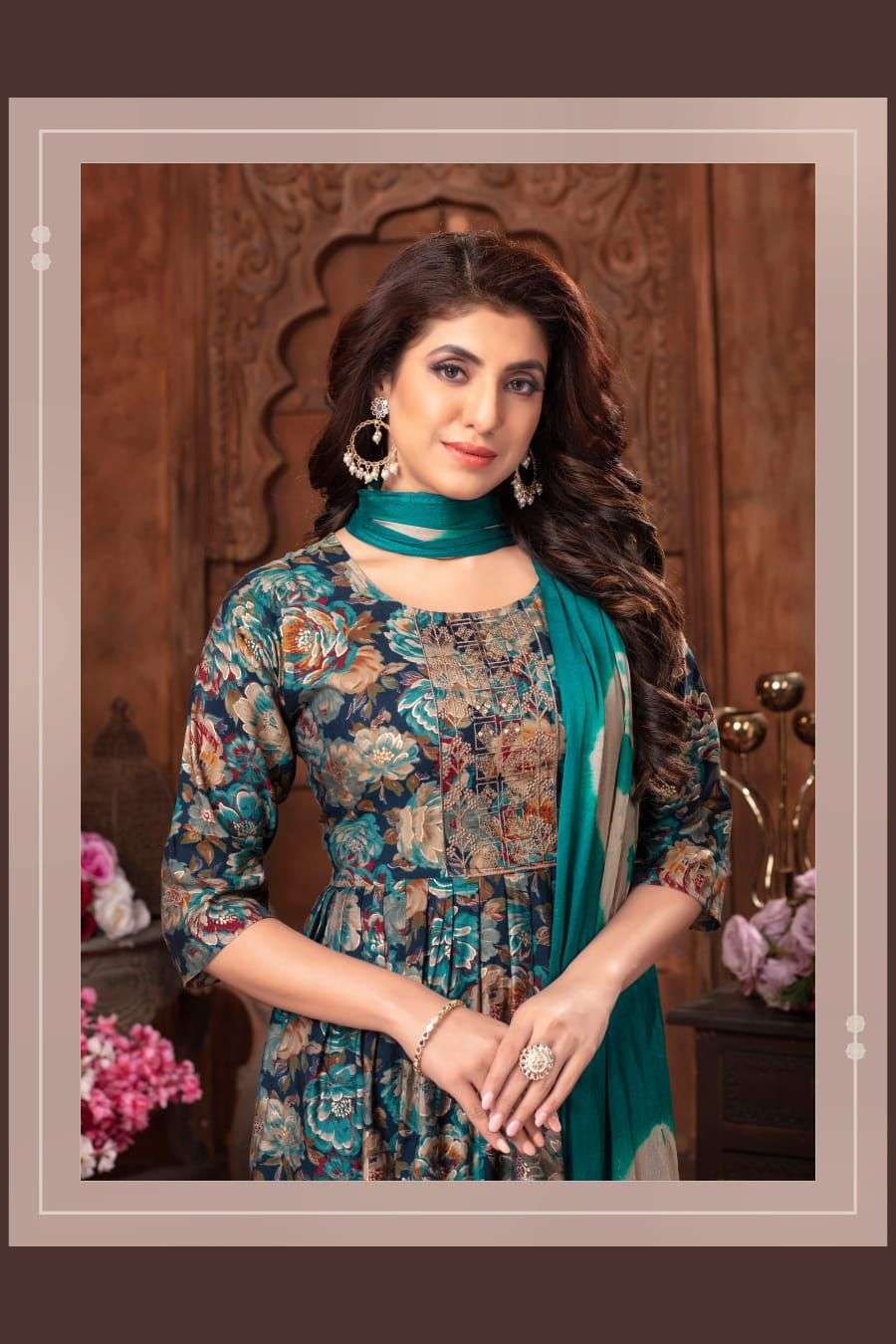 HIRWA SUMAN Naira Cut Kurti Wholesale catalog