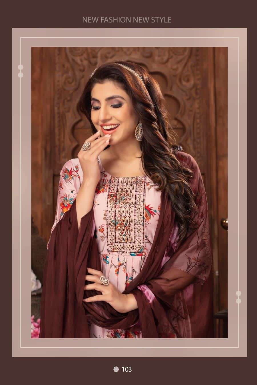 HIRWA SUMAN Naira Cut Kurti Wholesale catalog