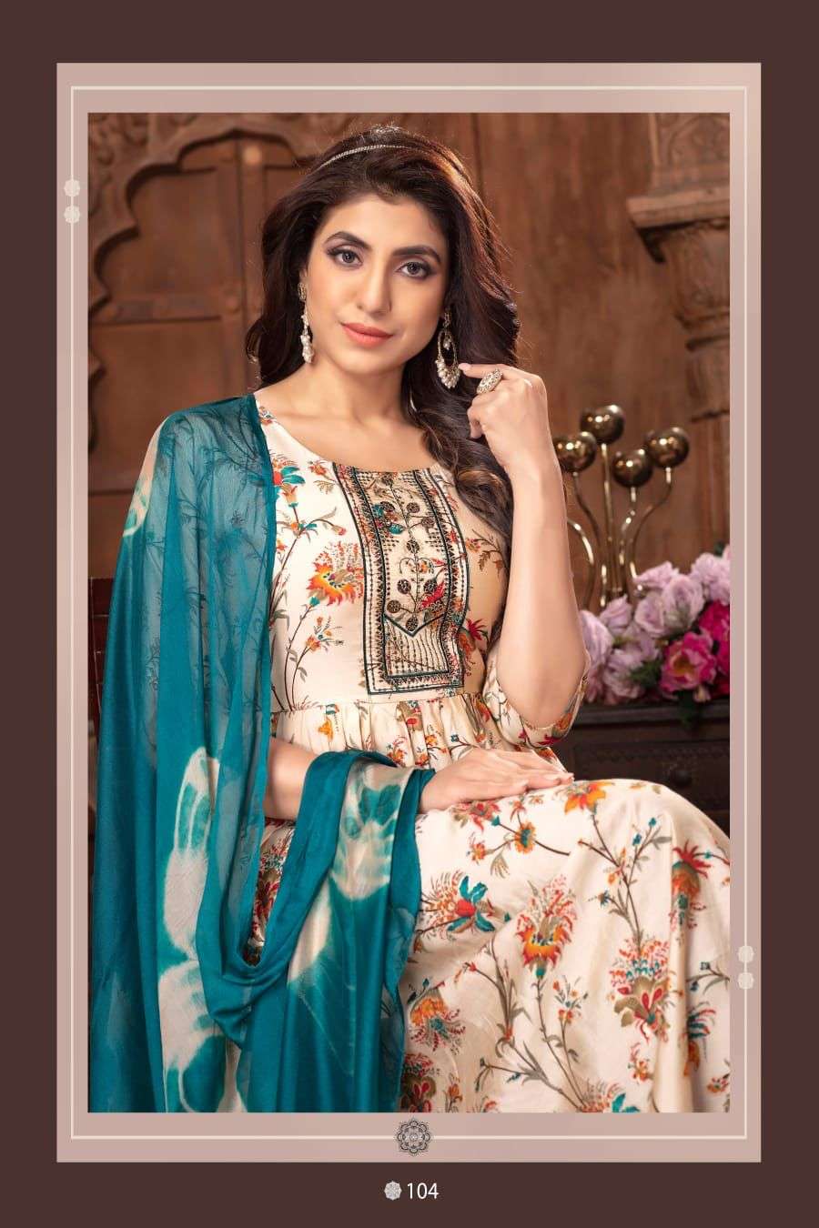 HIRWA SUMAN Naira Cut Kurti Wholesale catalog