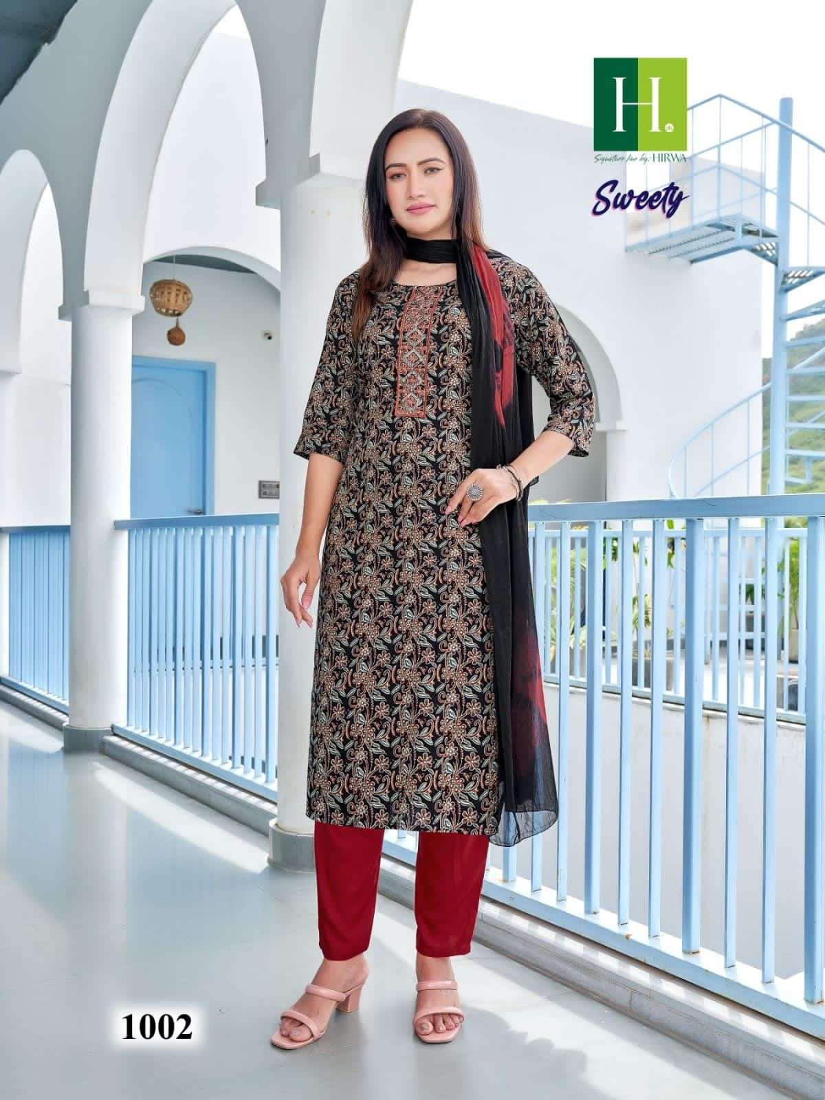 HIRWA SWEETY Kurti Wholesale catalog
