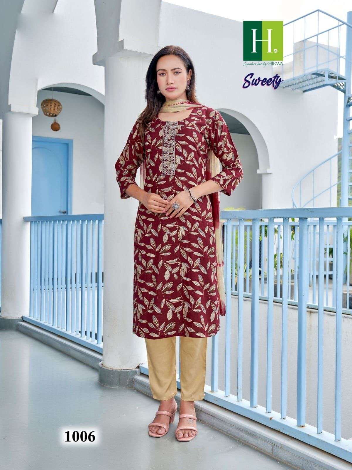 HIRWA SWEETY Kurti Wholesale catalog